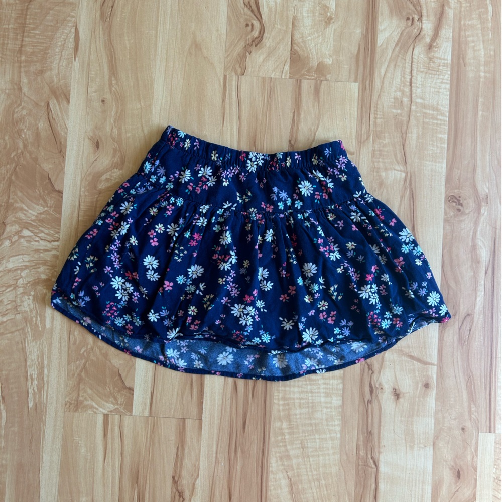 Sonoma Navy Floral Skort